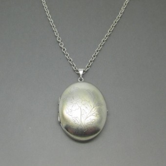 Bernard Hertz silver locket 1950's